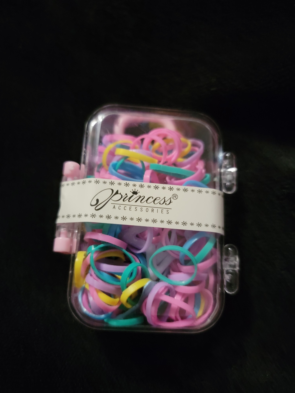 Princess Accessories Kids Multicolor Hair Elastics Pack